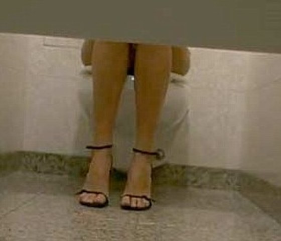 Public bathroom piss