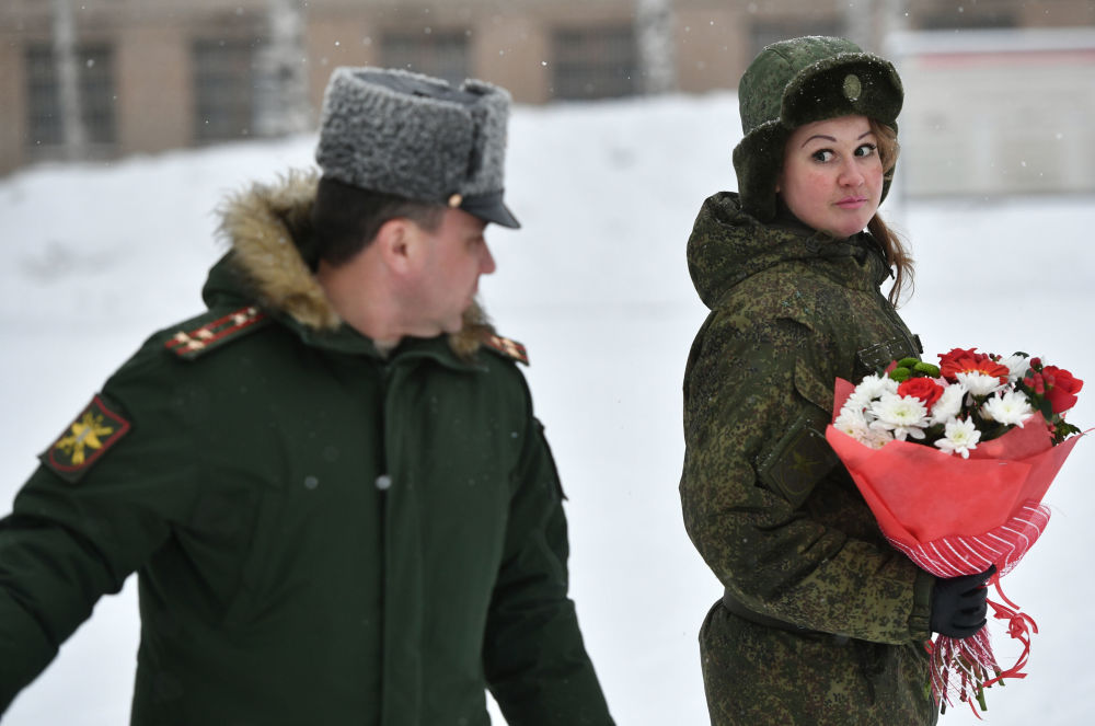 Beauty Contest In The Russian Army Videos Photos