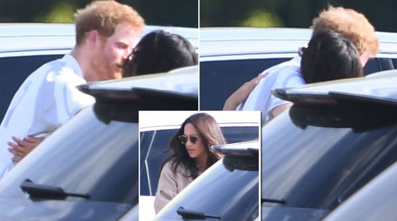 Prince Harry And Meghan Markle “caught” Kissing Photos 