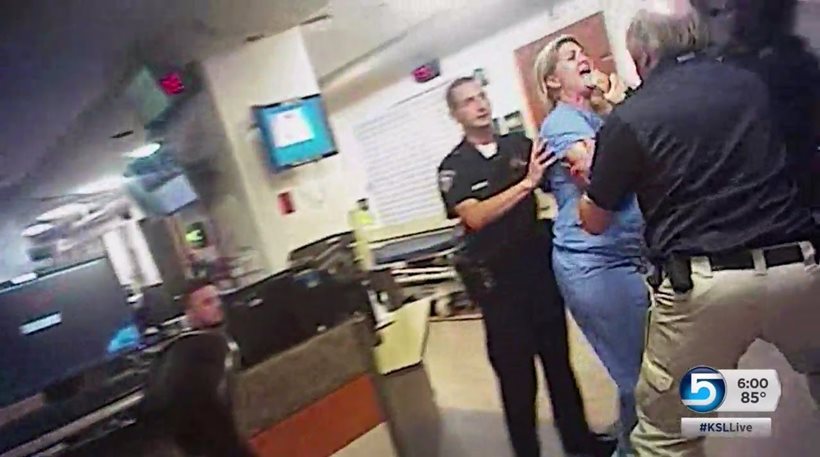 Shocking Video Shows Police Officer Arresting Nurse For Doing Her Job Video Protothemanews Com