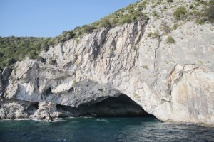 Beautiful cave at Meganisi island, Greece