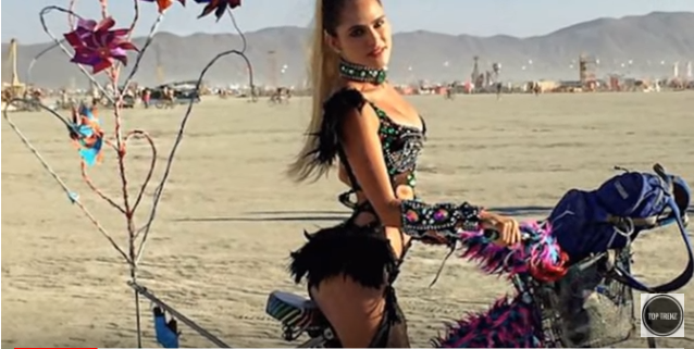 The Hot Babes Of Burning Man Festival Video Protothemanews