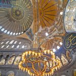The frescoes of Hagia Sophia will be concealed with special technology and lighting, according to the Turkish newspaper Hurriyet, after the decision t