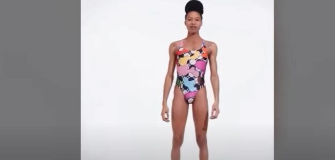 Adidas Pride 2023 Womens Swimsuits Modeled By A Man Video