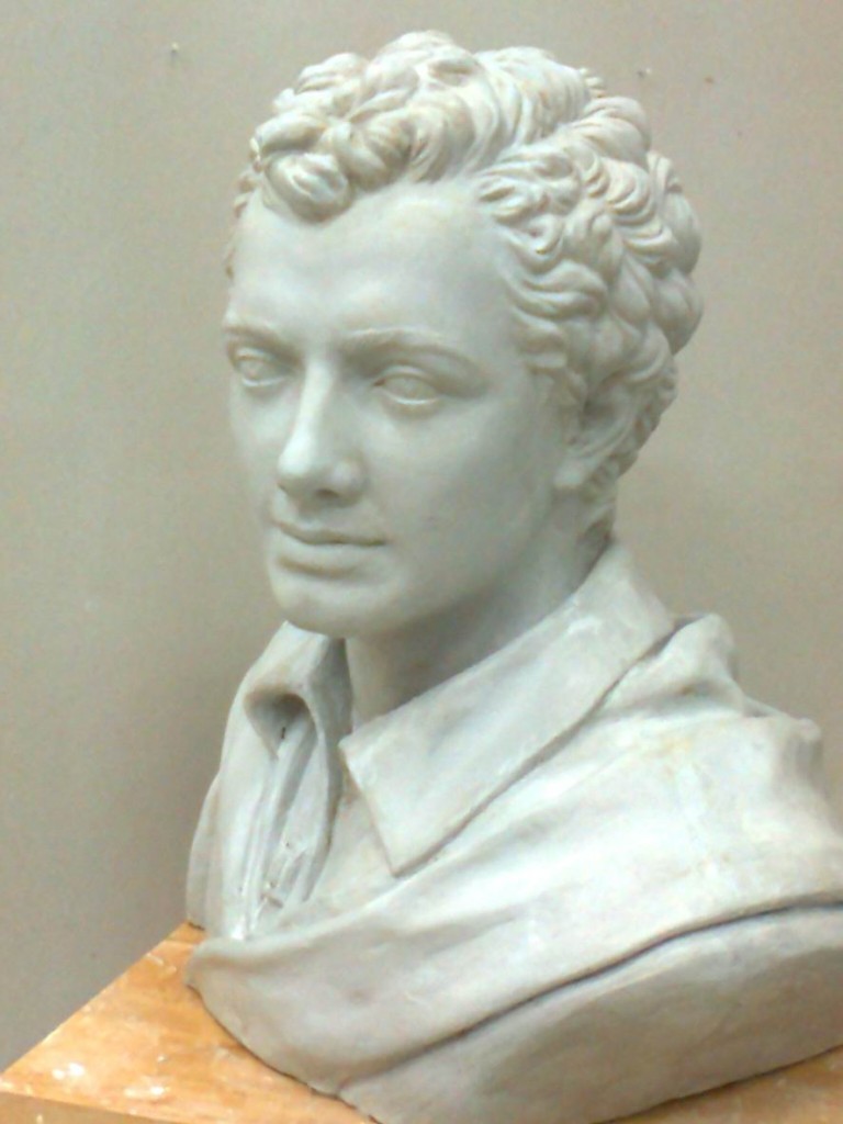 Busts of Greek historical figures in the Art Room «ena