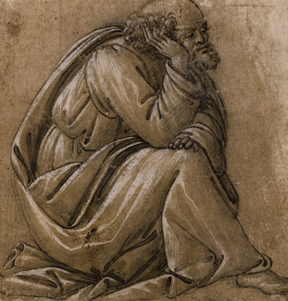 Botticelli-Study-for-a-seated-St-Joseph