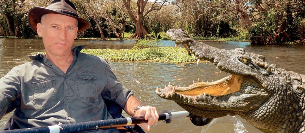 Croc expert Olivier Behra has come from Morocco just for Sifis