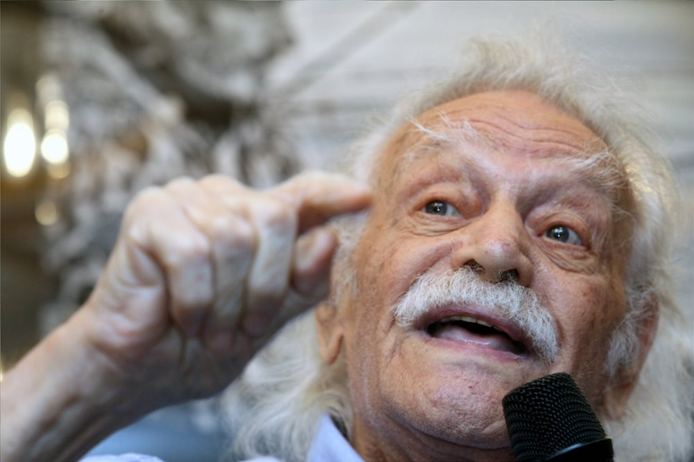 War hero, MEP Manolis Glezos, is on their side