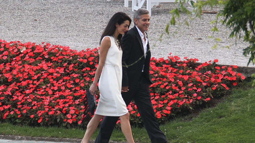 Greeks will get a chance to see Mrs. Clooney - the beautiful woman with the lustrous hair -  up close as well as a chance to take advantage of her legal expertise!