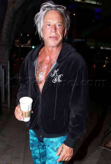 Mickey Rourke: Hard to believe that once upon a time he was every woman ...