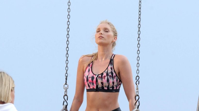Elsa Hosk Wears Fake Workout Outfits Just Like The Rest of Us