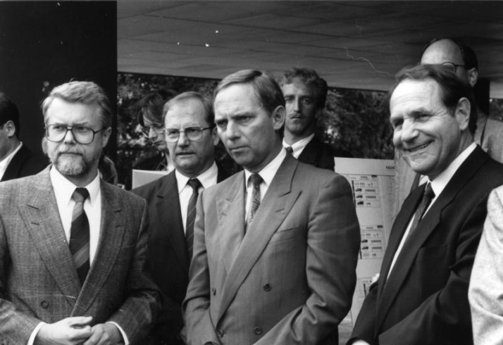 03.07.1989 Bonn BZS Besuch des Bundesministers des Innern Dr. Wolfgang Schäuble