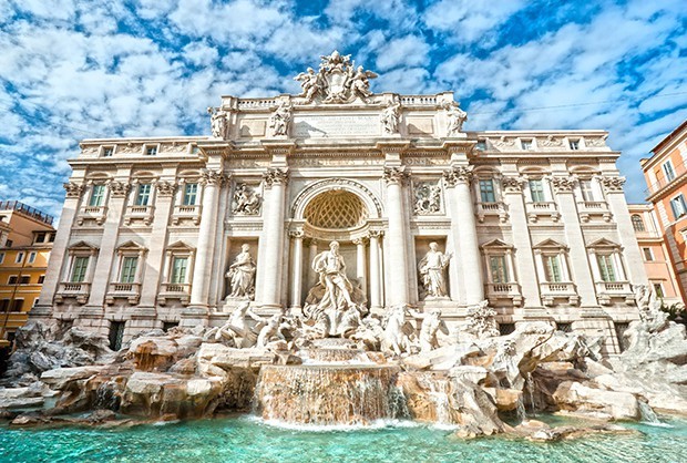 Water flows at the Fontana di Trevi fountain again! (pics ...