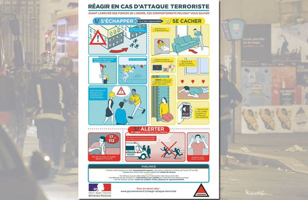 Be prepared: France issues cartoon strip on how to survive Terror ...