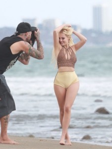 Exclusive... 51996195 Ava Sambora is ready to be making a name for herself in the fashion world and entertainment industry! The daughter of Richie Sambora and Heather Locklear was spotted making her debut in a 138 Water beach photoshoot in collaboration with Baes and Bikinis with renowned photographer Malachi Banales in Malibu, CA on March 14th 2016. FameFlynet, Inc - Beverly Hills, CA, USA - +1 (310) 505-9876