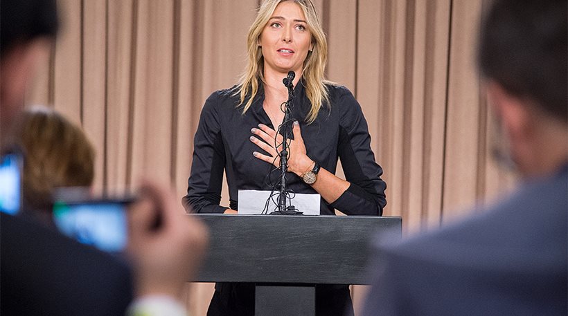 Tennis Pro Maria Sharapova Fails Drug Test