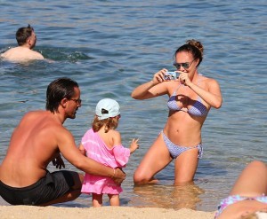 abaca tamara ecclestone with husband jay rutland and daughter sophia on holiday in mykonos