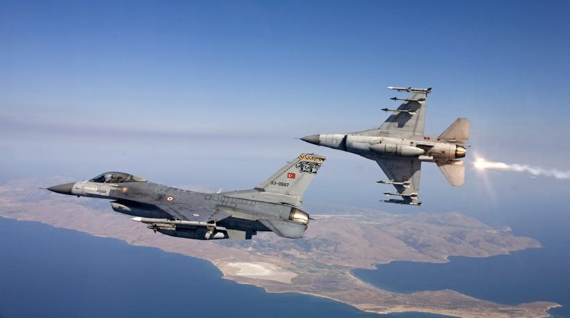 Breaking: 4 Turkish F-16 jets fly over Greek islands - ProtoThema English