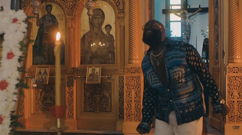 American rapper sings in front of Greek Orthodox Church Altar, causing ...