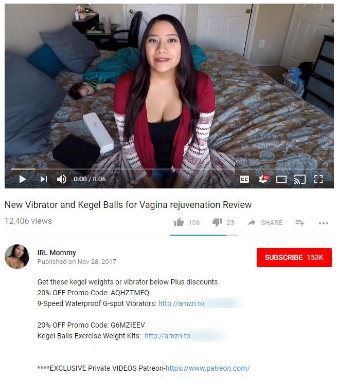 Popular breastfeeding YouTube channels promote sell incest porn  
