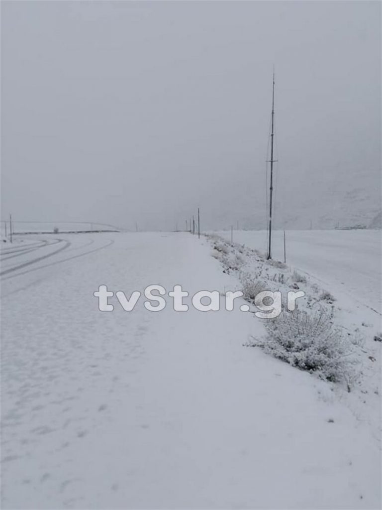 Snow-covered images in central Greece (incredible photos-video ...
