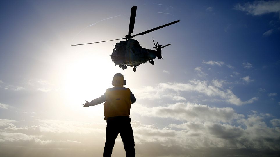 NATO helicopter crash - One dead, search and rescue (SAR) with Greek support continues