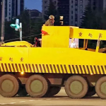 Taiwan: Urban Warfare Camo Experts – Disguising tanks as cranes