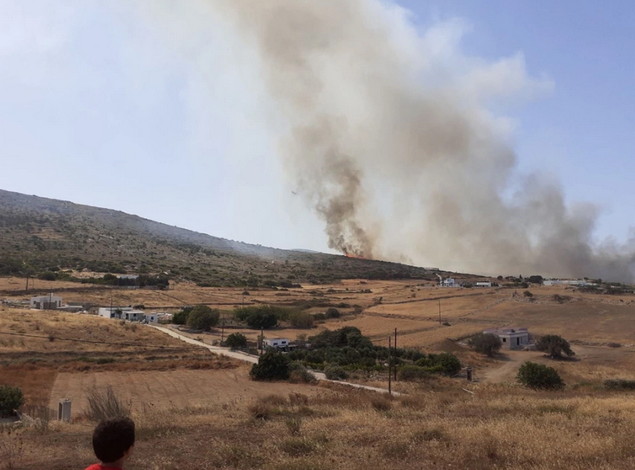 Fire in Paros is out of control, the wind is getting stronger – The ...