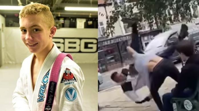 Thug gets beaten by teen BJJ champion - ProtoThema English