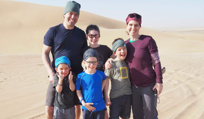 Canadian family taking world tour before children lose their vision ...