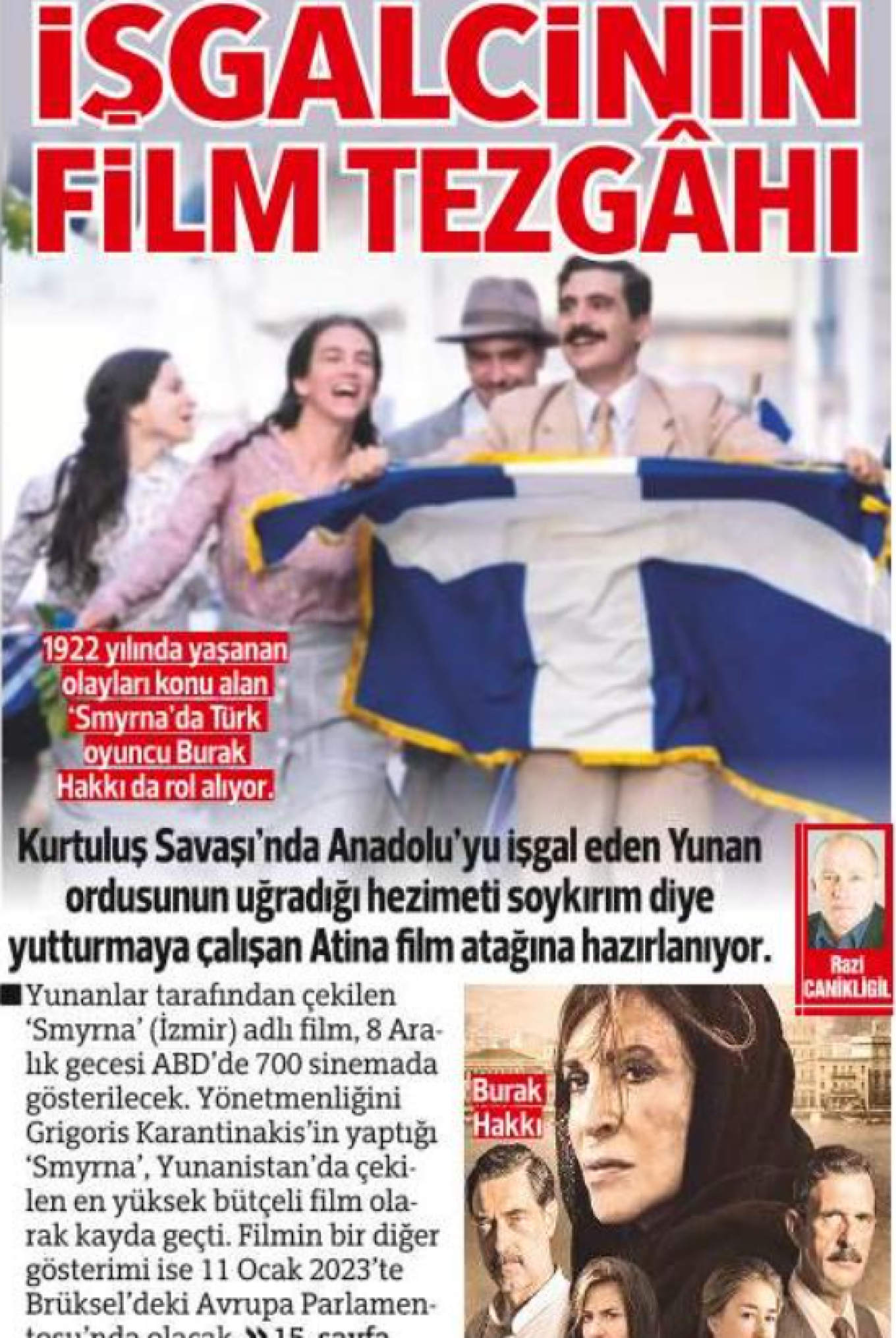Turkish media furious with Greek movie "Smyrna, My Beloved" calling it