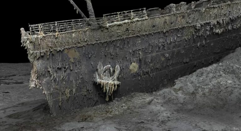 Titnic Rakc First 3D digital scan of Titanic wreck reveals important details ...
