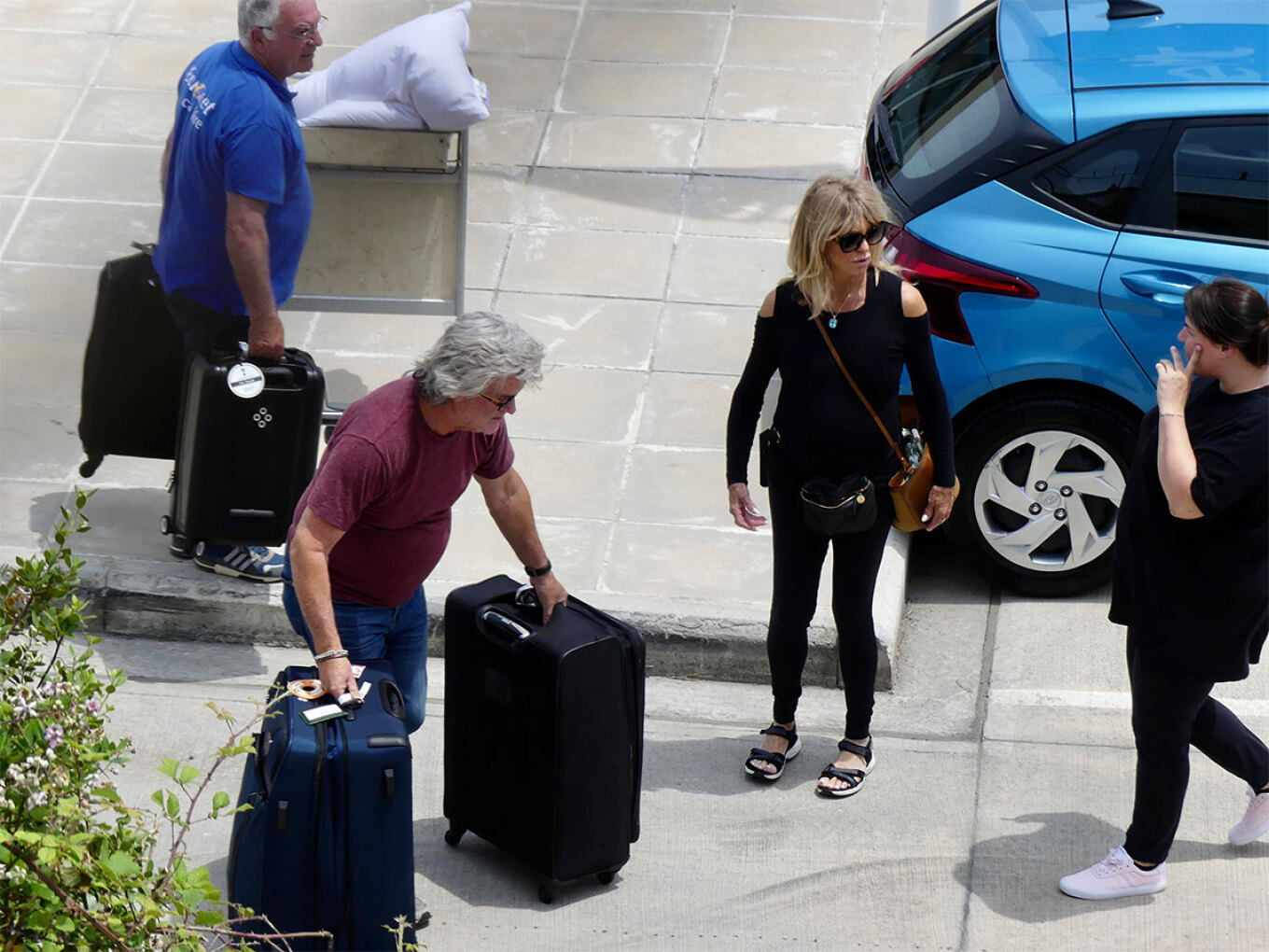 Hollywood Star Couple Kurt Russell And Goldie Hawn Arrive In Skiathos Photos 