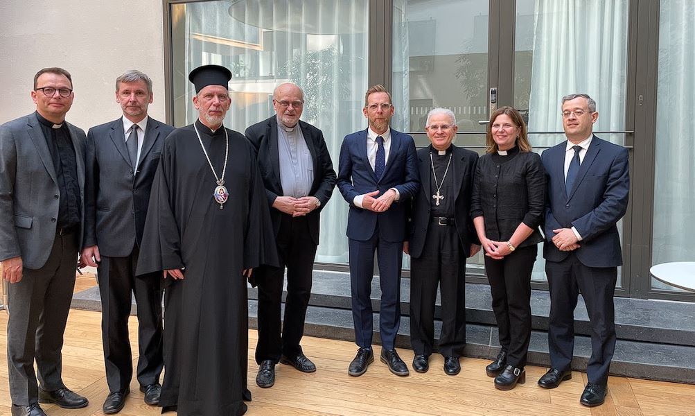 Metropolitan Cleopas of Sweden Meets with Swedish Minister of Religion