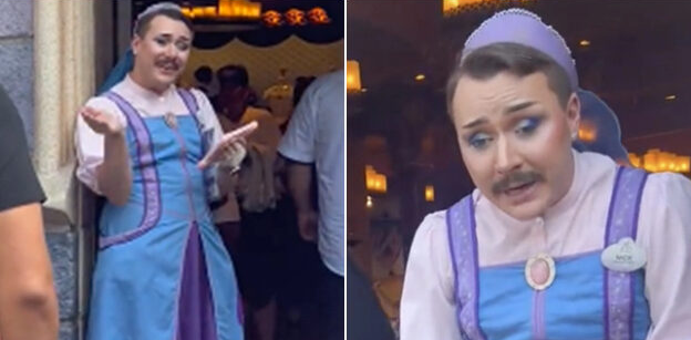 Backlash grows over male transvestite greeting children at Disneyland ...