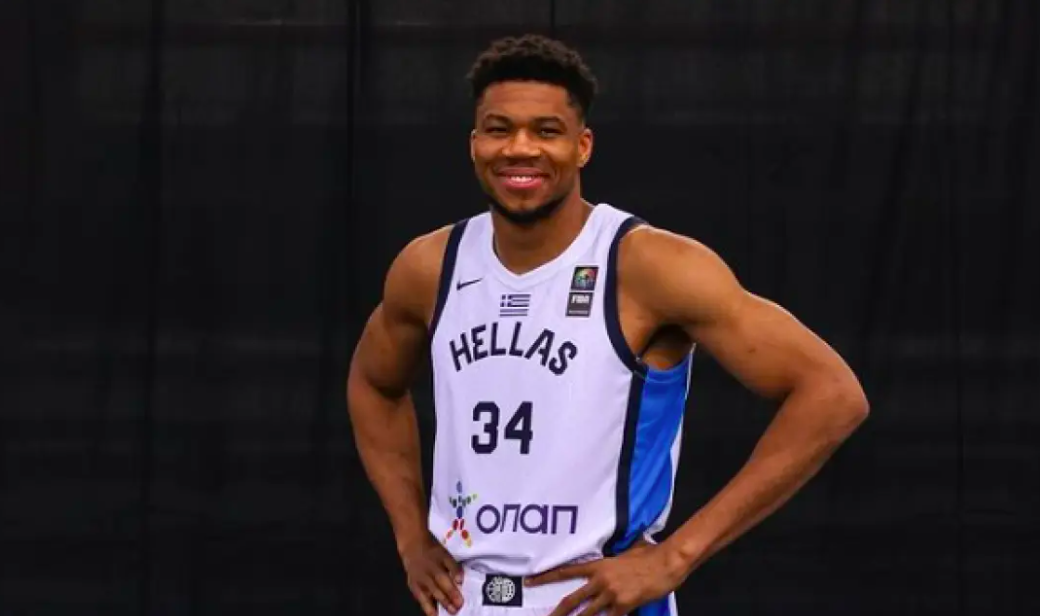 Giannis Antetokounmpo unveils New Greek National Team jersey with 
