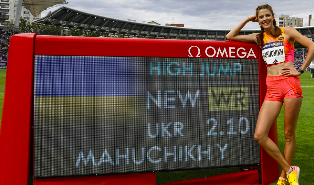 Incredible Mahuchikh Jumps 2.10m and Breaks Konstantinova's 37YearOld