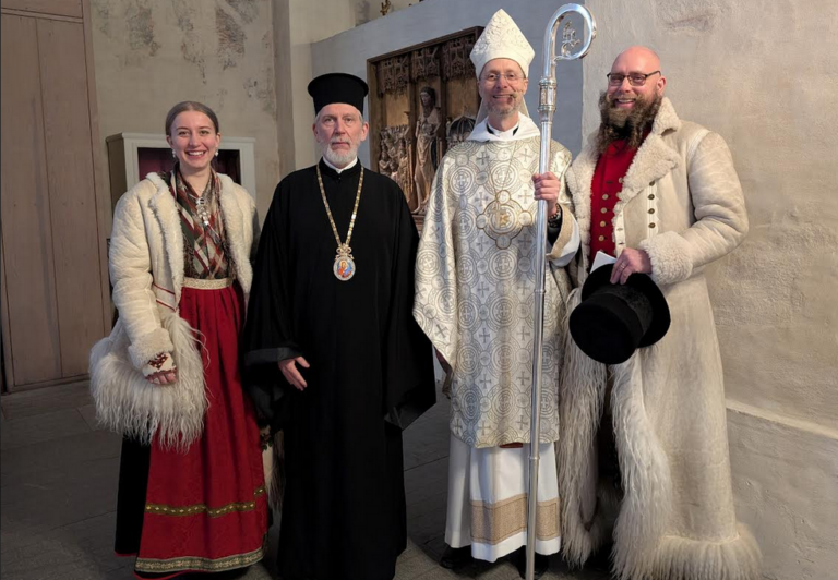 Metropolitan Cleopas of Sweden Visited Bishop Mikael of Vasteras