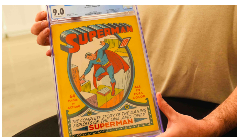 The first issue of Superman sells for a stunning $9.12 million at auction