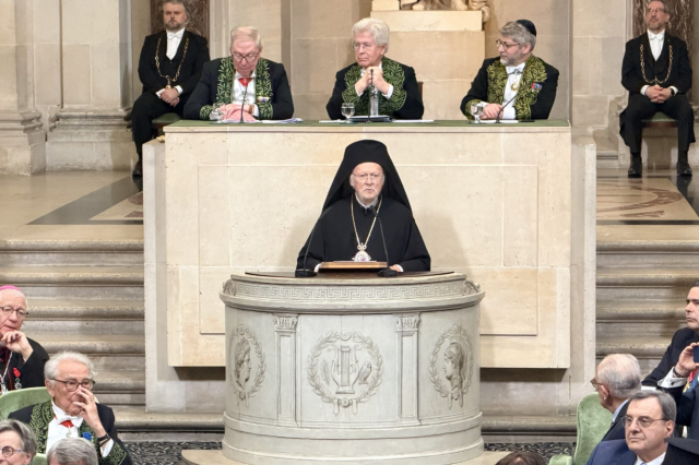 Ecumenical Patriarch Bartholomew become a member of the Academy of France