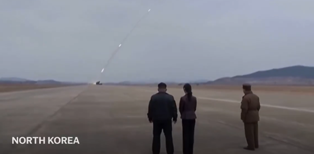 Kim Jong Un: The impressive video of him watching the launch of ballistic missiles together with his daughter