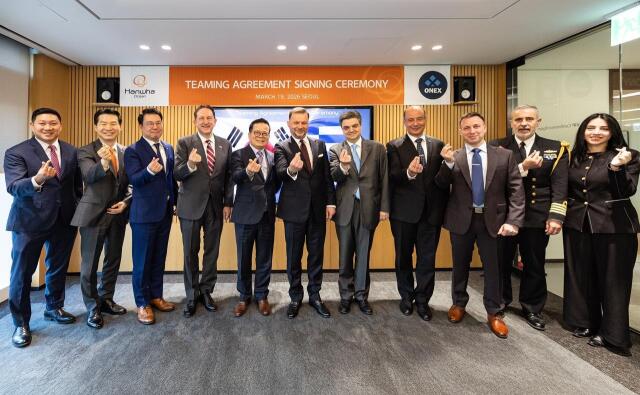 ONEX-Hanwha Ocean strategic agreement for shipbuilding cooperation focusing on Greece