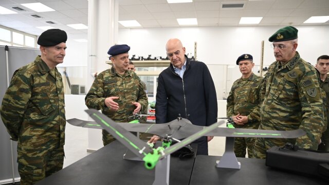 Dendias: Progress in the development of drone production stations at the 306 Telecommunications Base Factory in Menidi