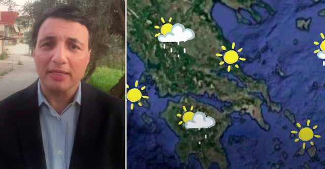 The weather changes from today with showers and isolated thunderstorms, and the temperature drops at Easter