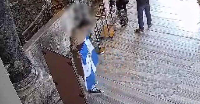 Two Greeks arrested for raising a Greek flag with the Byzantine eagle inside Hagia Sophia, watch video