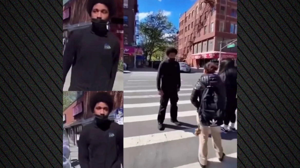 Shocking attack in New York: 14-year-old black boy beat 15-year-old white girl after she refused to give him her phone number (video)