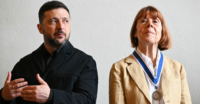 Zelensky and Gisèle Pelicot receive the international “Four Freedoms Award”
