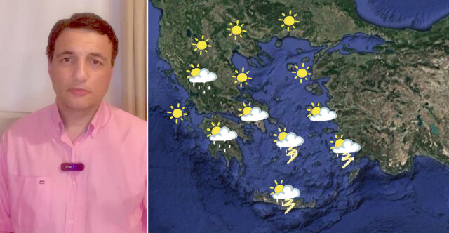 Thunderstorms and African dust today – Detailed forecast by meteorologist Giorgios Tsatrafylia for protothema