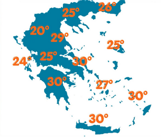 End of early summer, spring returns: See maps and weather forecast by Tsatrafyllias