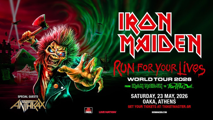 Iron Maiden return to Athens tonight for a massive Heavy Metal celebration (photos-video)